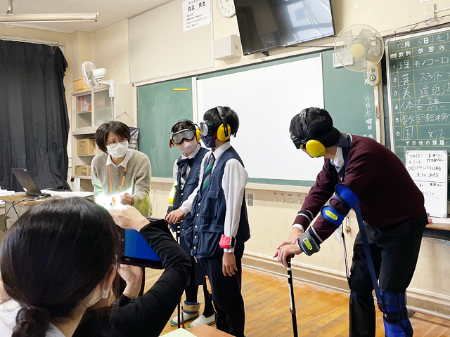 末広中学校1年生　総合学習「スペシャリスト講座～末広学区の達人から学ぶ～」